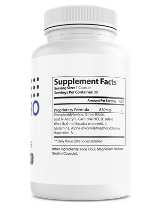 Neuro Mind Pro Brain Memory & Cognitive Health Support Supplement 30 Capsules — photo 2