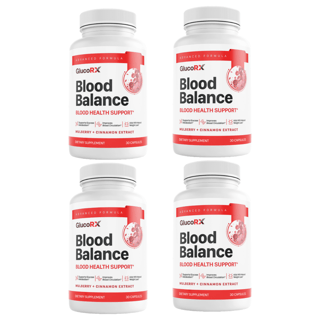 GlucoRX Blood Balance Blood Health Support Gluco RX 30 Capsules (Bundle of 4) — photo 1