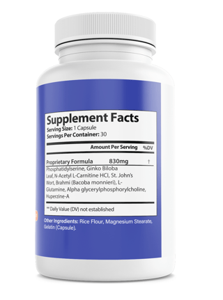 FocusMax Advanced Mind Memory Cognitive Support Dietary Supplement 30 Capsules — photo 2