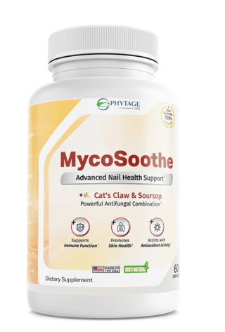 Phytage MycoSoothe Hair Skin Nail Health Support Dietary Supplement 60 Capsules — photo 1