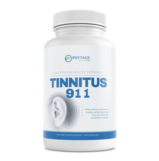 Phytage Labs Tinnitus Ear Ringing Health Support Dietary Supplement 60 Capsules — photo 1