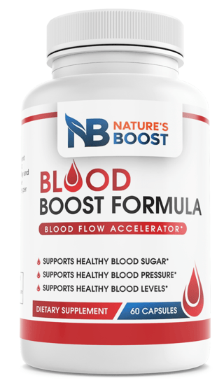 Blood Boost Formula Blood Flow Accelerator Nature's Boost Supplement 60 Capsules — photo 1