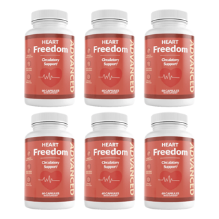 Heart Freedom Circulatory Support Dietary Supplement 60 Capsules (Bundle of 6) — photo 1