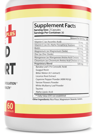 Blood Balance Plus Blood Support Dietary Supplement 60 Capsules — photo 2