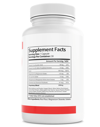GlucoRX Blood Balance Blood Health Support Gluco RX 30 Capsules (Bundle of 3) — photo 2