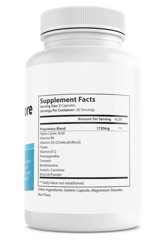 Nerve Restore Support Dietary Supplement 60 Capsules — photo 2