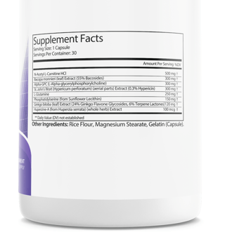 NeuroCept Mind Cognitive Focus Memory Clarity Dietary Supplement 30 Capsules — photo 2