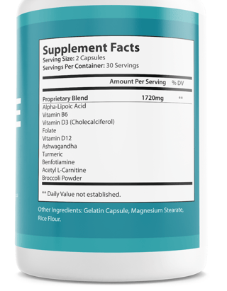 Bio Nerve Dietary Supplement 60 Capsules — photo 2