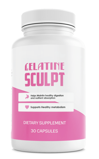 Gelatine Sculpt Gelatin Digestive Health Support Dietary Supplement 30 Capsules — photo 1