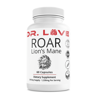 Dr Love Roar Lion's Mane Male Health Support Dietary Supplement 60 Capsules — photo 1