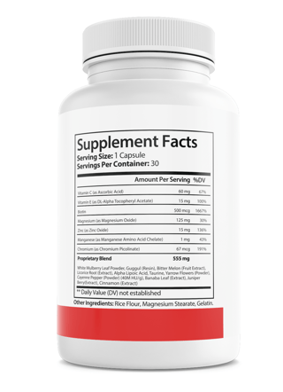 GlykoNex Gluco Capsules Blood Health Support Dietary Supplement 30 Capsules — photo 2