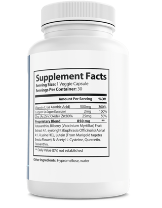 Visium Pro Vision Support Dietary Supplement  30 Capsules — photo 2