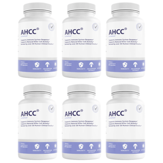 AHCC Pappilex  Support Dietary Supplement 60 Capsules (Bundle of 6) — photo 1