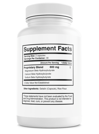 MetaTrim BHB Dietary Supplement 60 Capsules — photo 2