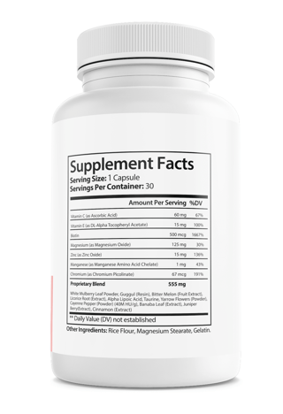 Glyco Reset Blood Health Support Dietary Supplement 30 Capsules — photo 2