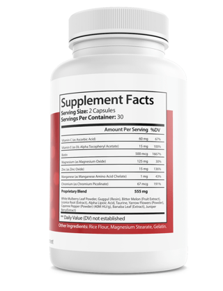 GlucoEssence Blood Health Support Dietary Supplement 60 Capsules — photo 2