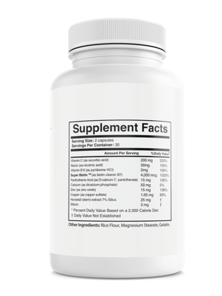 NOOR HAIR Healthy Hair Formula Dietary Supplement 60 Capsules Bundle of 6 — photo 2