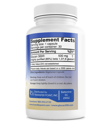 BETA 1,3D GLUCAN DIETARY SUPPLEMENT 30 Capsules — photo 2
