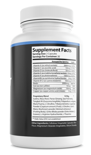 Alpha Boost Mens Health Support Supplement 60 Capsules Alpha Boost By NatuPrime — photo 2