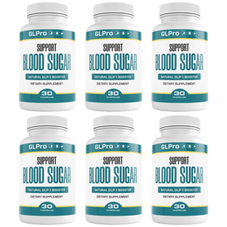 GLPro GL Pro Blood Health Support Dietary Supplement 30 Capsules (Bundle of 6) — photo 1