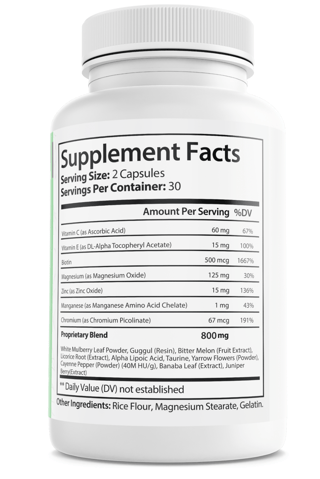 Insulux Blood Health Support Dietary Supplement 60 Capsules — photo 2