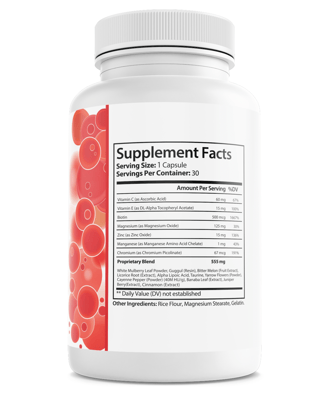 Glucofort Blood Sugar Support Gluco Fort Dietary Supplement 30 Capsules — photo 2