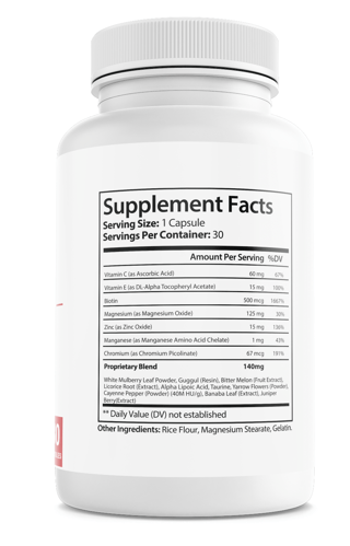 Gluco Shield Blood Health Support VitalEdge Labs Dietary Supplement 30 Capsules — photo 2