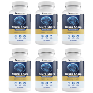 Neuro Sharp Memory Focus Support Dietary Supplement 30 Capsules (Bundle of 6) — photo 1