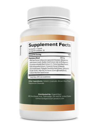Digestistart Digestion Bloating Health Support Dietary Supplement 30 Capsules — photo 2