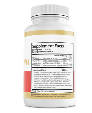 Gluconara Blood Health Support Dietary Supplement 30 Capsules — photo 2