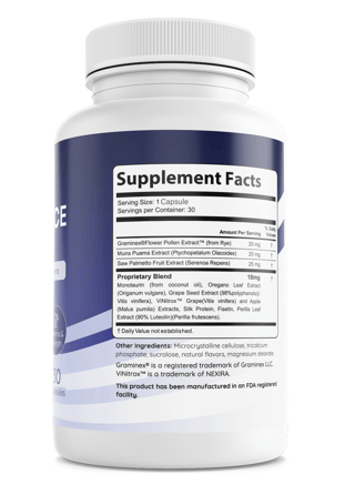 Flow Force Mens Energy Prostate Health Support Dietary Supplement 30 Capsules — photo 2