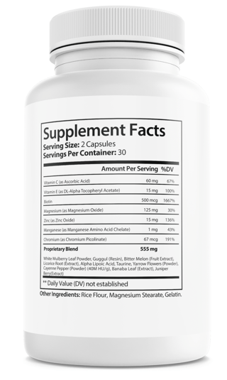 Gluco Elixer Blood Health Support Formula Dietary Supplement 60 Capsules — photo 2