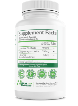Nerve No2 Nitric Oxide Booster Health Support Dietary Supplement 60 Capsules — photo 2