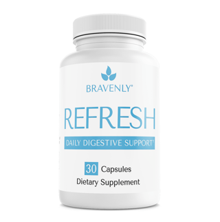 Bravenly Refresh Digestive Health Support Dietary Supplement 30 Capsules — photo 1