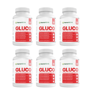 Hemo NEXA Gluco Blood Health Support Dietary Supplement 30 Capsules Bundle of 6 — photo 1