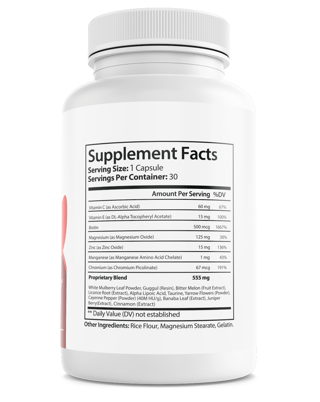 Sugar Reset Blood and Metabolic Health Support Dietary Supplement 30 Capsules — photo 2