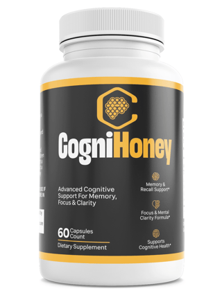 CogniHoney Cognitive Memory Focus Support Dietary Supplement 60 Capsules — photo 1