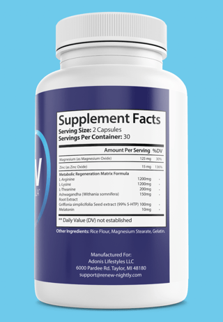 Renew Dietary Supplement 60 Capsules — photo 2
