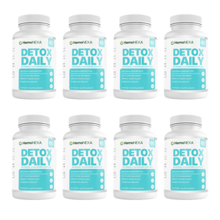 HemoNEXA Detox Health Support Dietary Supplement 60 Capsules Bundle of 8 — photo 1