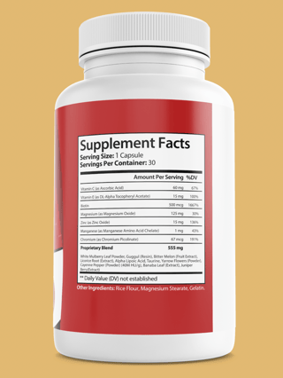 Glyco Switch Blood Health and Weight Support Dietary Supplement 30 Capsules — photo 2