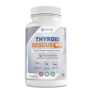 Phytage Labs Thyroid Health Support Dietary Supplement 60 Capsules — photo 1