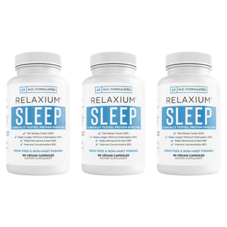 Relaxium Sleep Support Dietary Supplement 60 Capsules (Bundle of 3) — photo 1