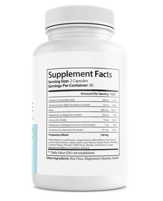 Sugar Balance Blood Health Support Dietary Supplement 60 Capsules Bundle of 3 — photo 2