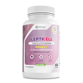 Phytage Labs LeptiCell Health Support Dietary Supplement 60 Capsules — photo 1