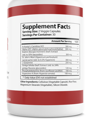 Power Pulse Advanced Mind Memory Cognitive Support Supplement 60 Capsules — photo 2