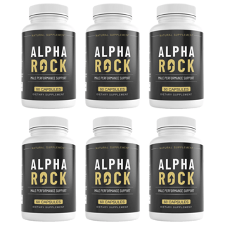Alpha Rock Mens Health Support Dietary Supplement 60 Capsules (Bundle of 6) — photo 1
