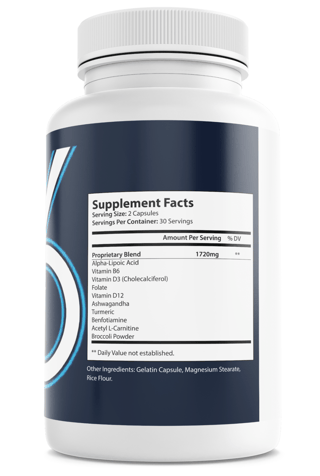 NervLief6 Nerv Lief Advanced Support Dietary Supplement 60 Capsules — photo 2