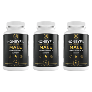 HoneyFil for Men Mens Health Support Dietary Supplement 30 Capsules Bundle of 3 — photo 1