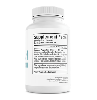 Bravenly Calm Mood Health Support Dietary Supplement 60 Capsules — photo 2