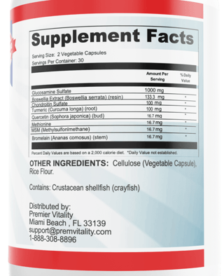 Flexi Ease Advanced Joint Formula Support Dietary Supplement 60 Capsules — photo 2